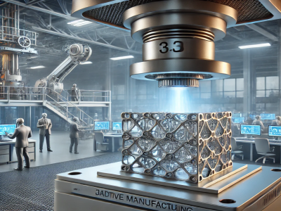 DALLE 2025-03-27 105508 - A high-tech additive manufacturing process in action A 3D printer is creating a complex metal component layer by layer using a laser-based process T DALLE 2025-03-27 105508 - A high-tech additive manufacturing process in action A 3D printer is creating a complex metal component layer by layer using a laser-based process T